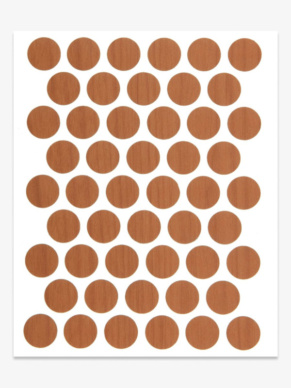 Заглушка конфирмат А-7043 Ольха А-7043 самоклейка 14мм  - 1