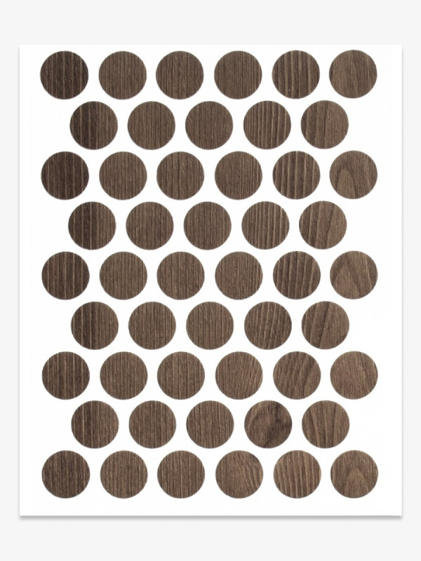 Заглушка конфирмат 0284 Дуб антик самоклейка 14мм  - 1