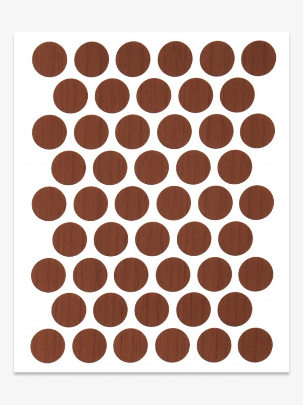 Заглушка конфирмат А-7061 Кальвадос самоклейка 14мм  - 1