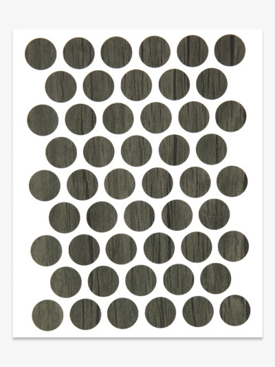 Заглушка конфірмат А-0281 Дуб античний темний самоклейка 14мм  - 1