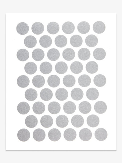 Заглушка конфирмат А-5067 Алюминий самоклейка 14мм  - 1