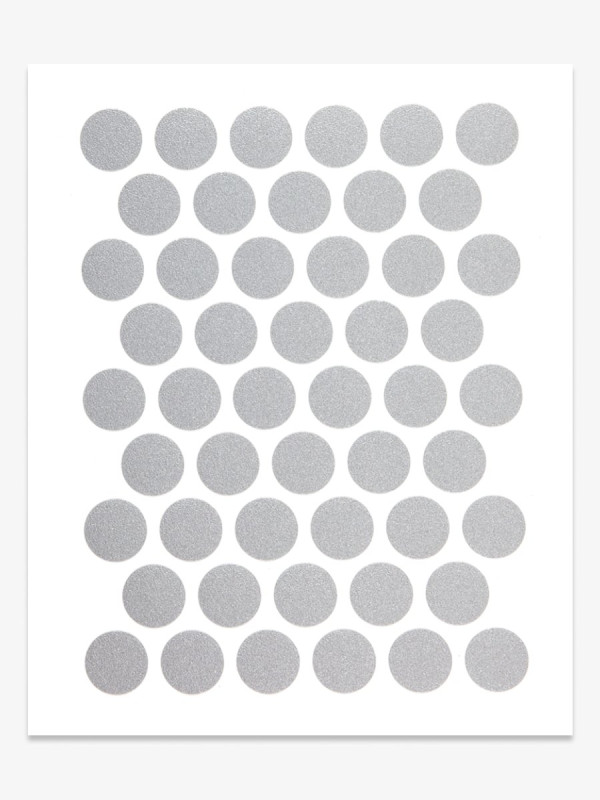 Заглушка конфірмат А-5067 Алюміній самоклеюча 14мм  - 1