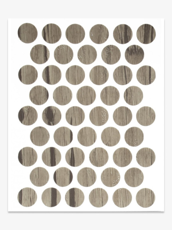 Заглушка конфирмат 0283 Шато перламутр самоклейка 14мм  - 1