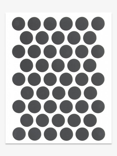 Заглушка конфірмат К-1616 Антрацит самоклейка 14мм  - 1