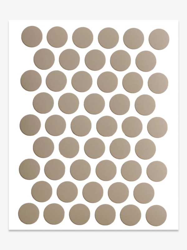 Заглушка конфірмат К-2222 Капучино самоклейка 14мм  - 1