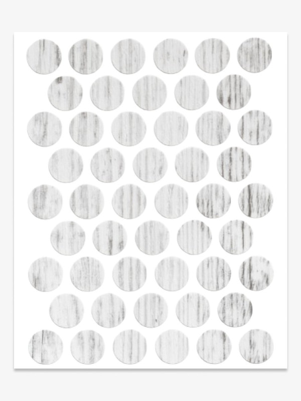 Заглушка конфірмат A-0286 Дуб Античний світлий самоклейка 14мм  - 1