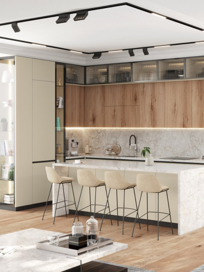 ЛДСП Kronospan K681 PD Макадамія 2800х2070x18 мм Kronospan - 1 2