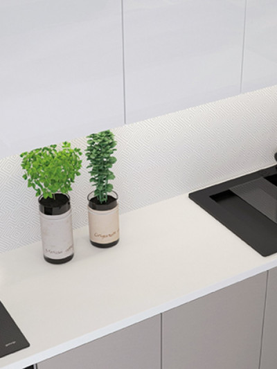 Стільниця Kronospan 8685 RS Білий Сніг Вологостійка 4100x600x38 мм Kronospan - 1 2