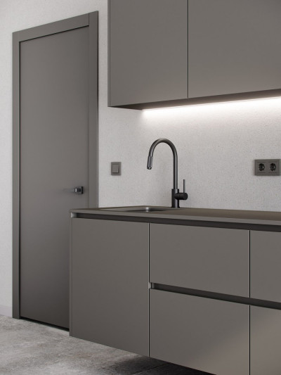 ЛДСП Kronospan 0162 РЕ Графіт Сірий 2800х2070х18 мм Kronospan - 1 2