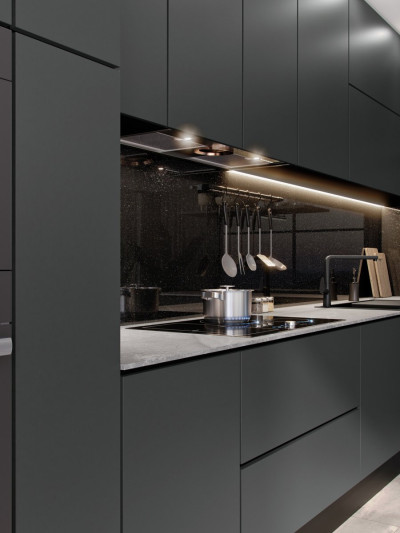 ЛДСП Kronospan 0164 РЕ Антрацит 2800х2070х18 мм Kronospan - 1 2