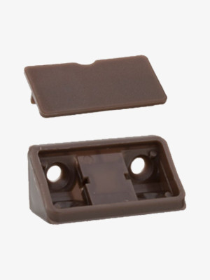 Уголок монтажный пластиковый двойной Коричневый  - 1