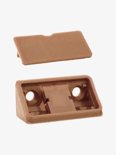 Уголок монтажный пластиковый двойной Клен  - 1