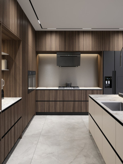 ЛДСП Kronospan K547 RW Орех Франклин Табачный 2800х2070х18 мм Kronospan - 1 2