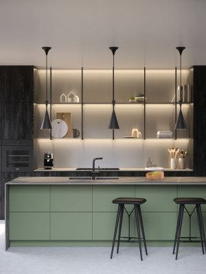 ЛДСП Kronospan K521 SU  Зелений Димчастий 2800х2070x18 мм Kronospan - 2