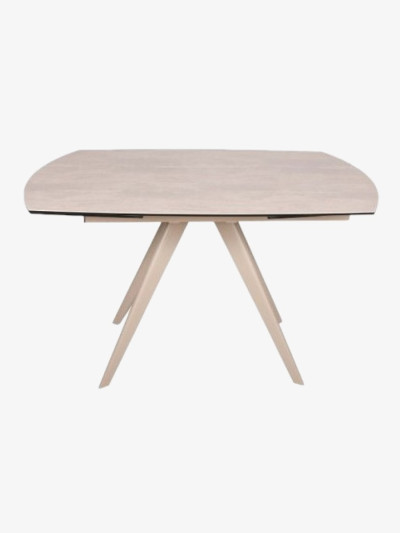 Стол обеденный Coventry Nikolas Бежевый 130/200х89х75 см  - 5