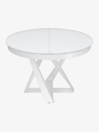 Стол обеденный Edinburh Белый 110/155х110х75 см Nikolas Nikolas - 1