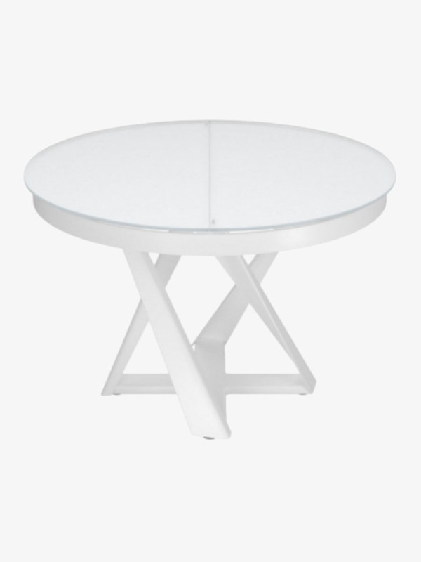 Стол обеденный Edinburh Белый 110/155х110х75 см Nikolas Nikolas - 1