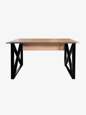 Стол компьютерный с эрго-кромкой HPL Бук 1210x600x750мм MebTech - 2