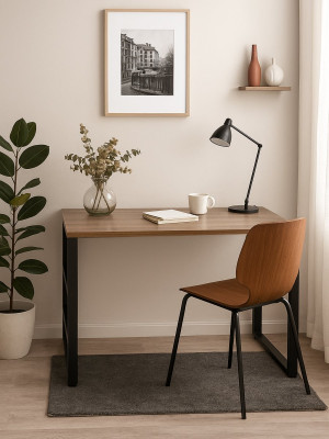 Стол в стиле лофт 1300х650х700 мм Дуб Родос Темный MebTech - 2