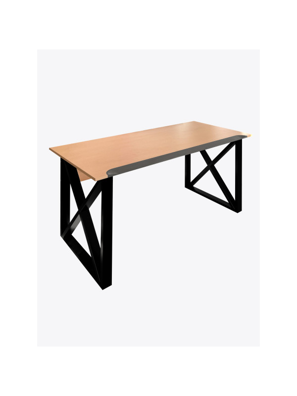 Стол компьютерный с эрго-кромкой HPL Бук 1210x600x750мм MebTech - 1