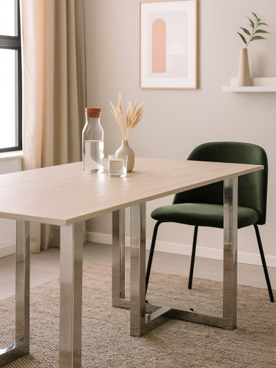 Стіл в стилі лофт 1350х750х750 мм Аляска MebTech - 1 2