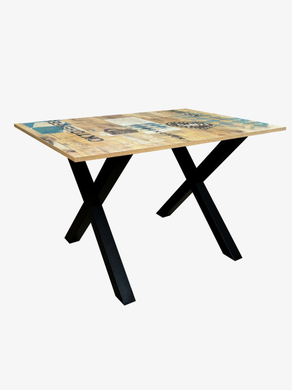 Стіл в стилі лофт 1080х725х728 мм Октоберфест MebTech - 1