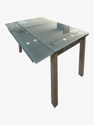 Стол стеклянный 1000х780х620+19+19 мм Уцінка MebTech - 3