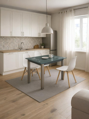 Стол стеклянный 1000х780х620+19+19 мм Уцінка MebTech - 4