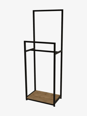 Вішалка на підлогу лофт Di Ferro ORGANIZZATTO В1400xГ300xШ500 Чорна DI FERRO - 1