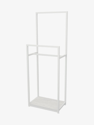 Вішалка на підлогу лофт ORGANIZZATTO Біла 1388x500x300 Di Ferro DI FERRO - 1