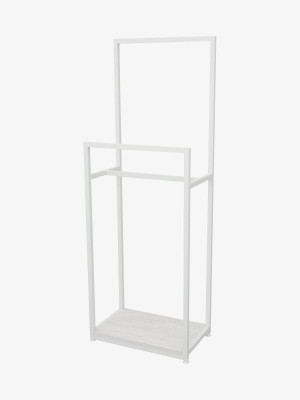 Вешалка напольная лофт ORGANIZZATTO Белая 1388x500x300 Di Ferro DI FERRO - 1