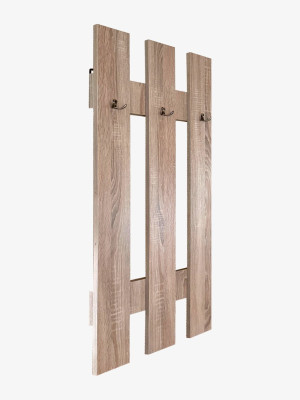 Вешалка настенная в прихожую Дуб Сонома 1100х590 мм  - 3