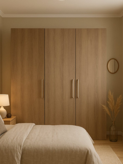 Шафа розпашна 3-дверна Бардоліно Сірий 1800х2300х450 (2 модулі) MebTech - 2