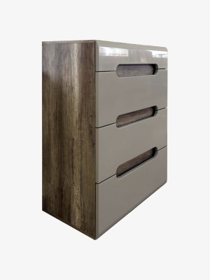 Комод Флоренс Мокко 1040х800х435 на 4 ящика MebTech - 3