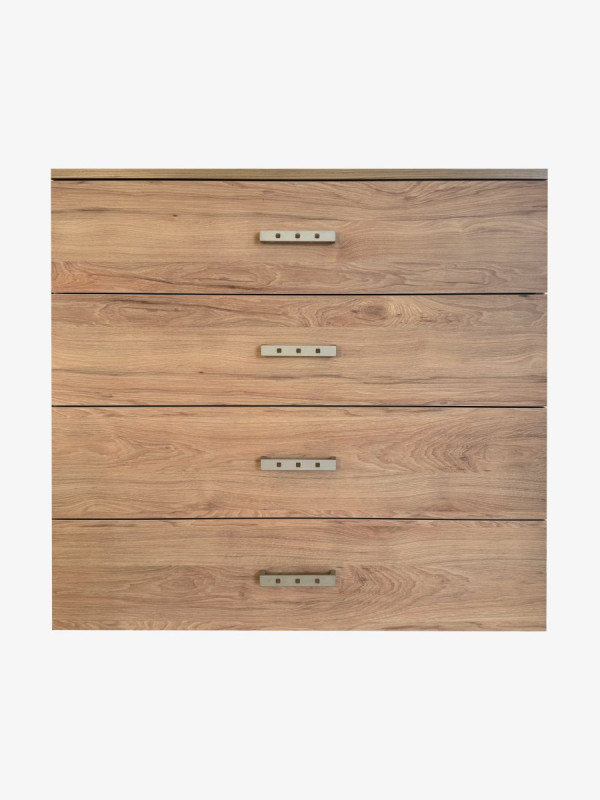 Комод для спальни 900х870х540 на 4 ящика Коричневый MebTech - 1