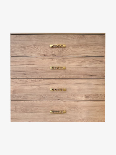 Комод для спальни 900х870х543 на 4 ящика Коричневый MebTech - 1