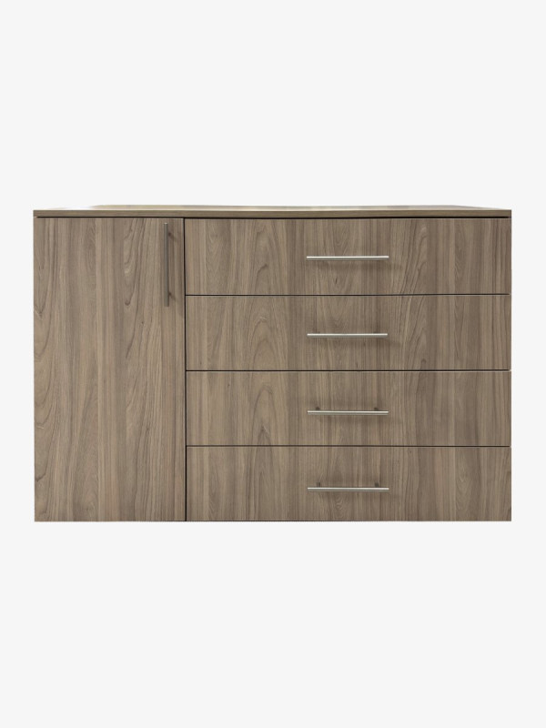 Комод для спальни 1300х870х590 Вязь шоколадный MebTech - 1