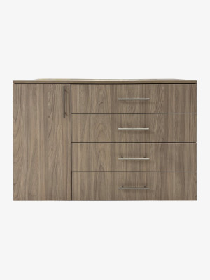 Комод для спальні 1300х870х590 Вязь шоколадний MebTech - 1