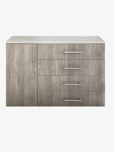 Комод для спальні 1300х870х590 Сіре дерево MebTech - 4 2