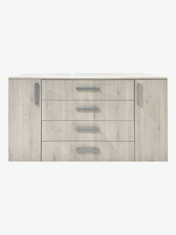 Комод для спальні 1500х870х540 Ясен світлий MebTech - 1