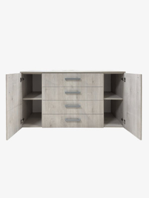 Комод для спальни 1500х870х540 Ясень светлый MebTech - 3