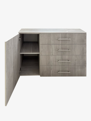 Комод для спальни 1500х870х540 Серое дерево MebTech - 4