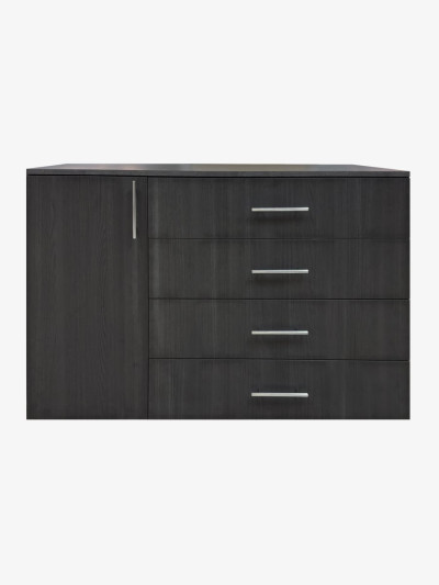 Комод для спальни 1300х870х590 Черное дерево MebTech - 3