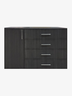 Комод для спальни 1300х870х590 Черное дерево MebTech - 3