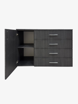 Комод для спальни 1300х870х590 Черное дерево MebTech - 4