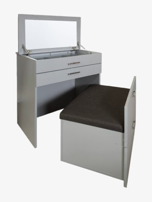 Комод-трансформер для украшений и косметики 3в1 Серый MebTech - 1