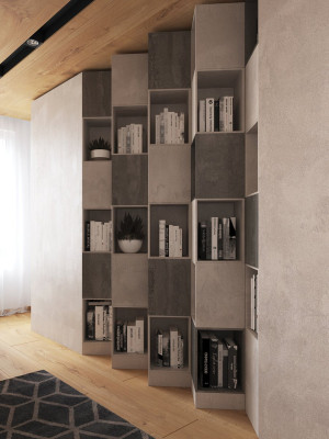 ЛДСП Kronospan K350 RT Бетонный Камень 2800х2070x18 мм Kronospan - 2