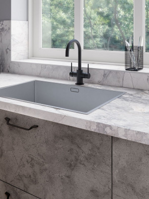 Стільниця Kronospan K552 SU Білий Айсберг Мармуровий Вологостійка 4100x600x38 мм Kronospan - 2