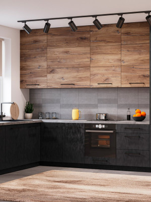 ЛДСП Swisspan 0554 РМ Матера Черный 2750х1830х16 мм Swisspan - 2