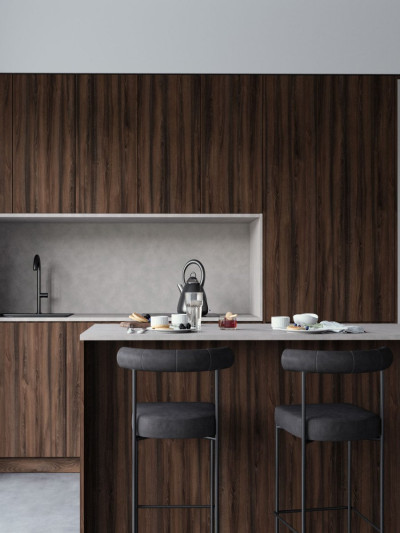 ЛДСП Swisspan 0571 WM Пинероло Темный 2750х1830х18мм Swisspan - 1 2